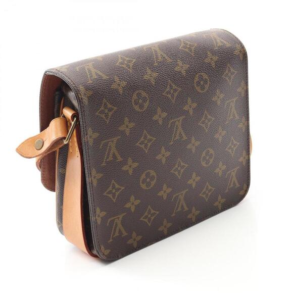 LOUIS VUITTON Brown Monogram Leather Shoulder Bag - Picture 2 of 9